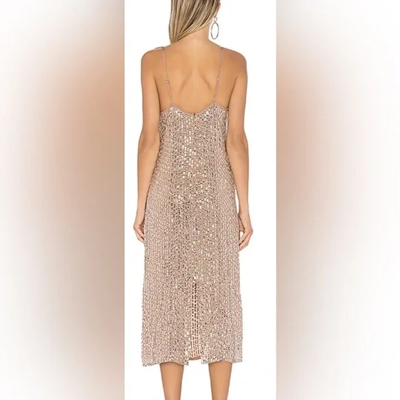 Revolve | Velvet by Graham & Spencer |Kanika Dress in Deep Taupe - Picture 2 of 7